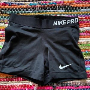 Nike pro spandex shorts